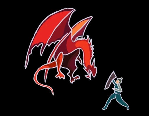 My Dragon Slayer Game Illustration