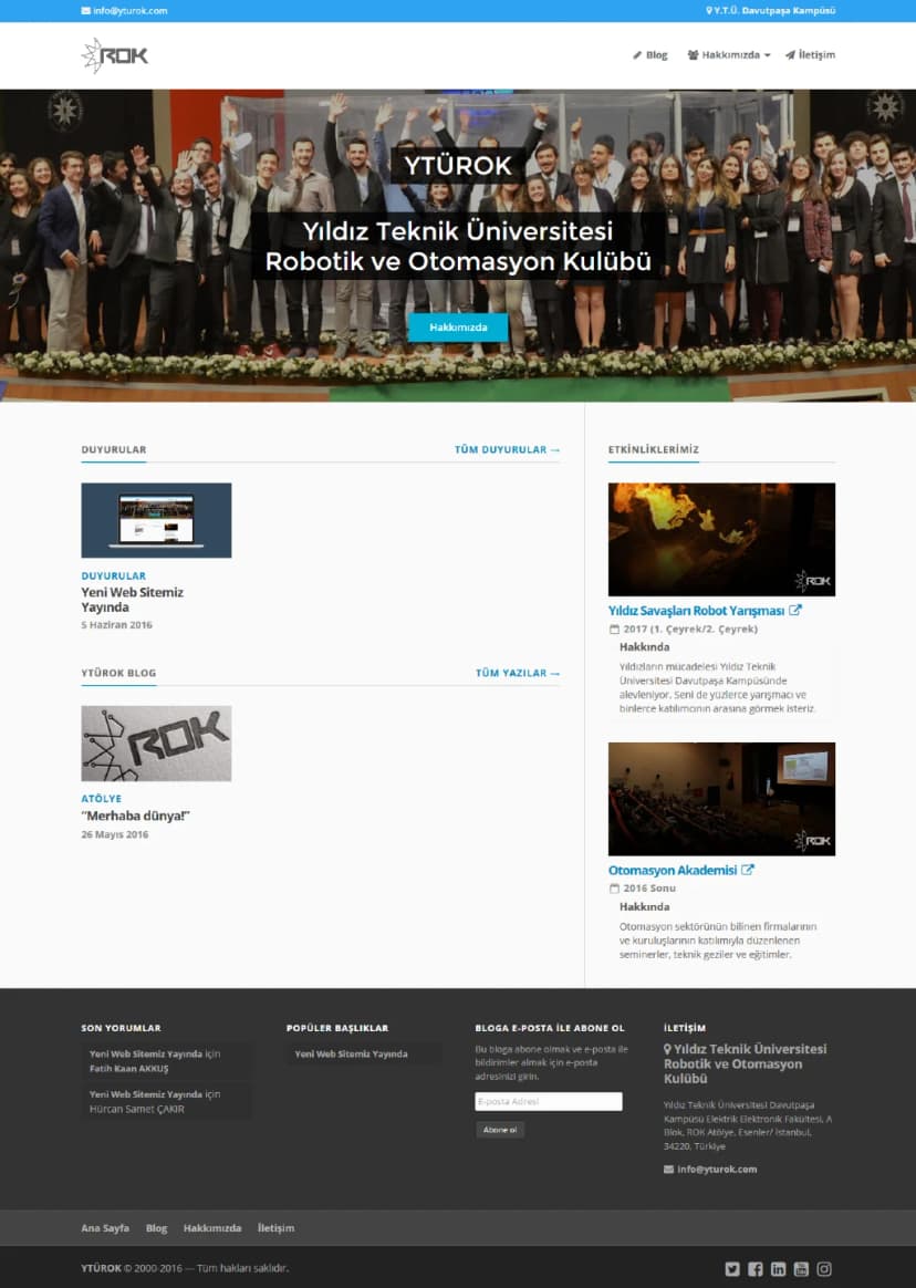 Student Community Home Website